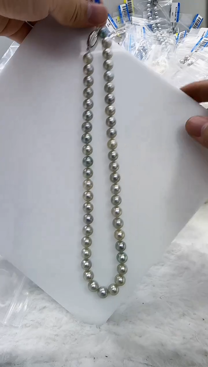 【闪购商品】海水珍珠DA未镶嵌t948 灰珠串8