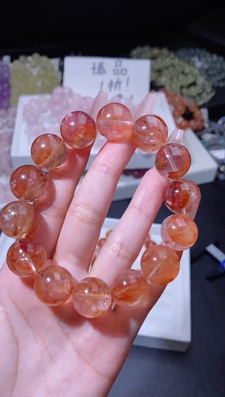 未镶嵌手链水晶918.27锦鲤胶花手串 多样性发其一