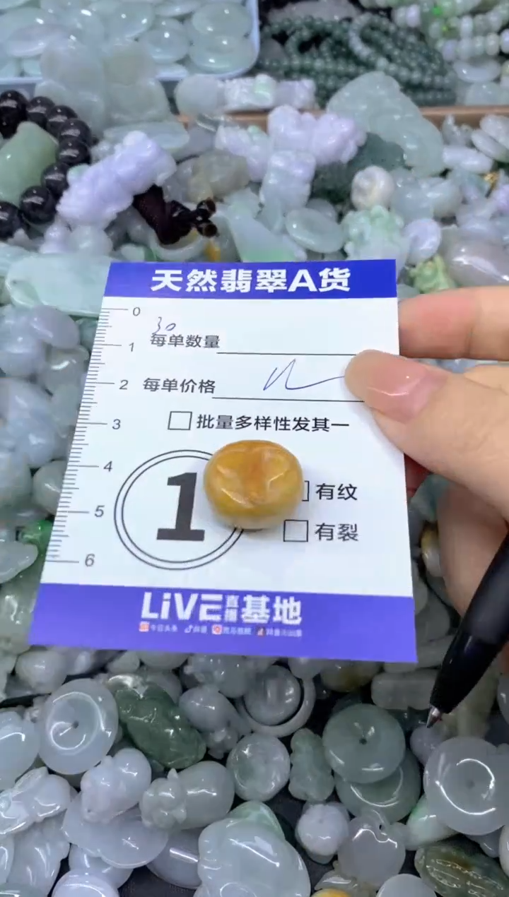 颈饰未镶嵌翡翠天然翡翠A货批量多样性发一件