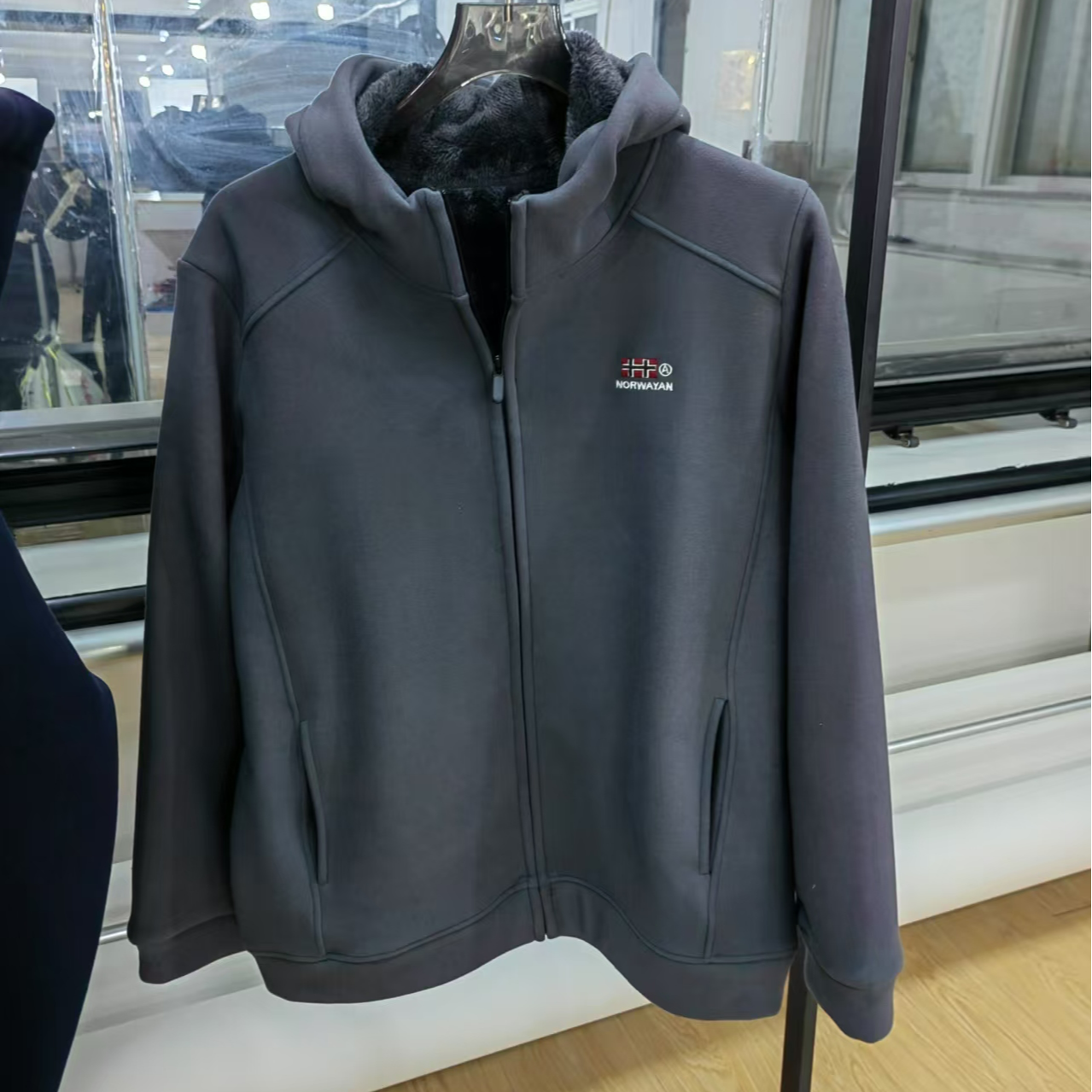 处理防风北极绒外套36号