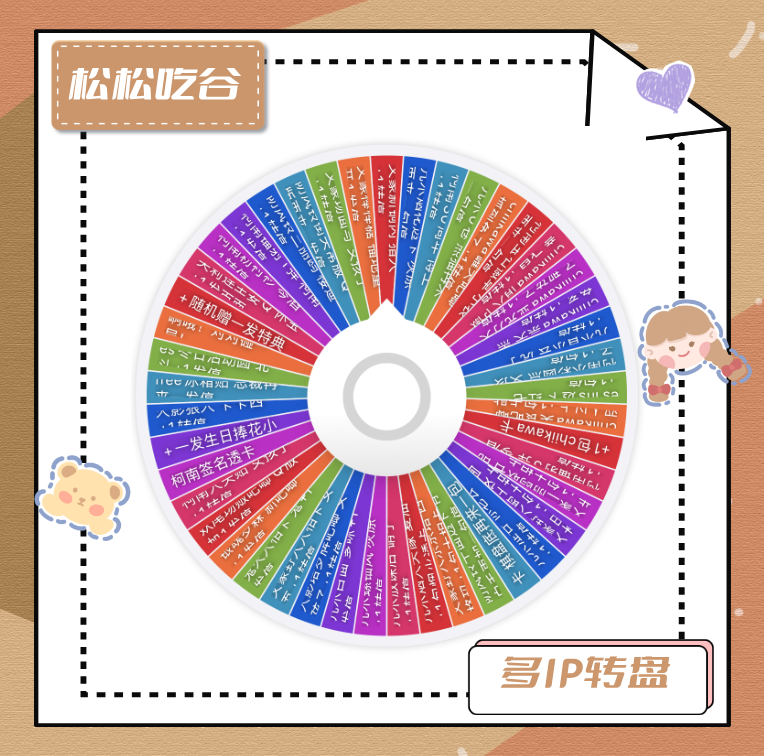 多ip日谷转盘大乱斗  现货盲袋代拆