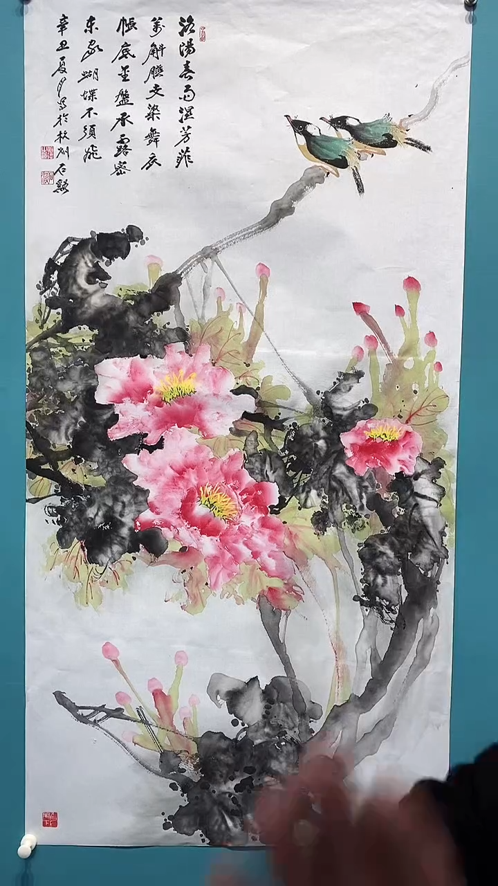 国画画都展厅明德老师国画作品24