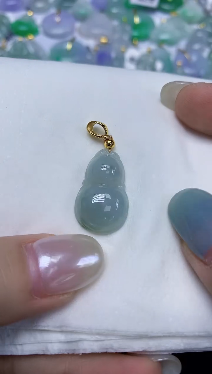 翡翠未镶嵌颈饰天然缅甸翡翠A货