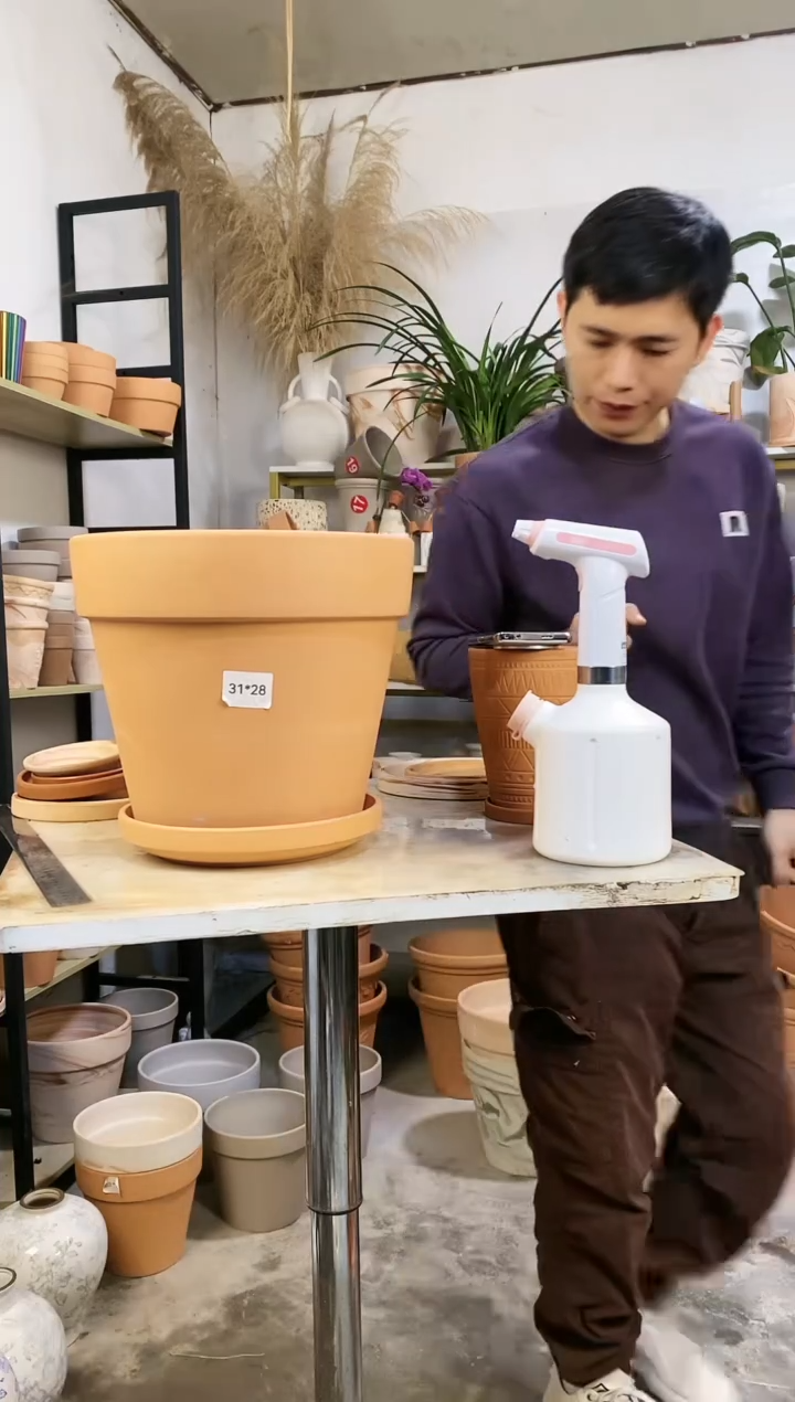 【闪购商品】红陶30*27红陶国际 1盆1托