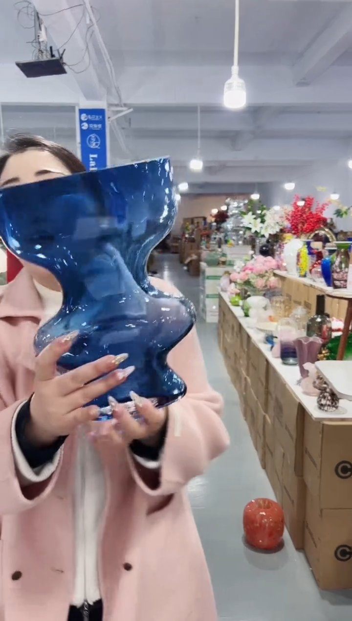 【闪购商品】玻璃花伴你花瓶-微瑕-7N0R