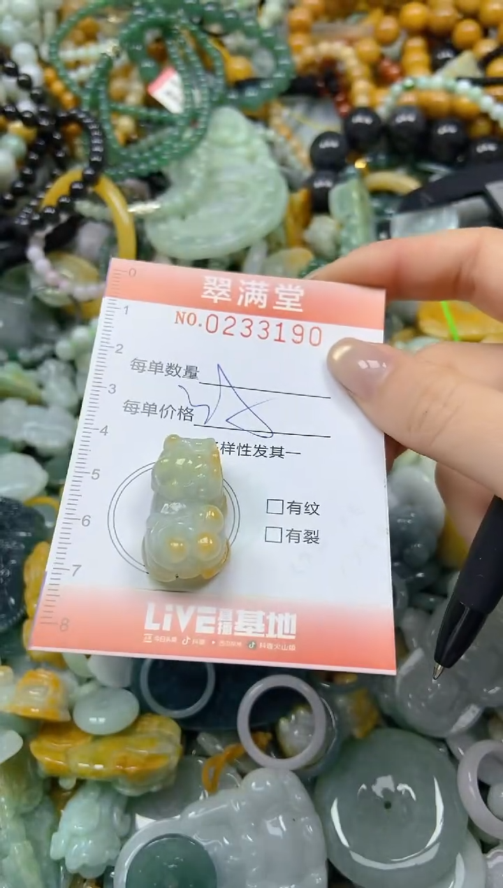 未镶嵌挂件翡翠闪购0233190