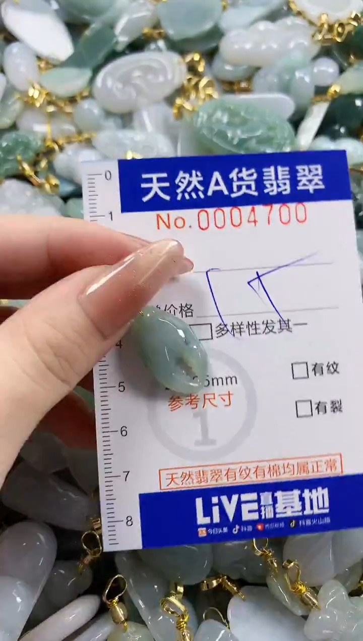 颈饰未镶嵌翡翠天然A货翡翠