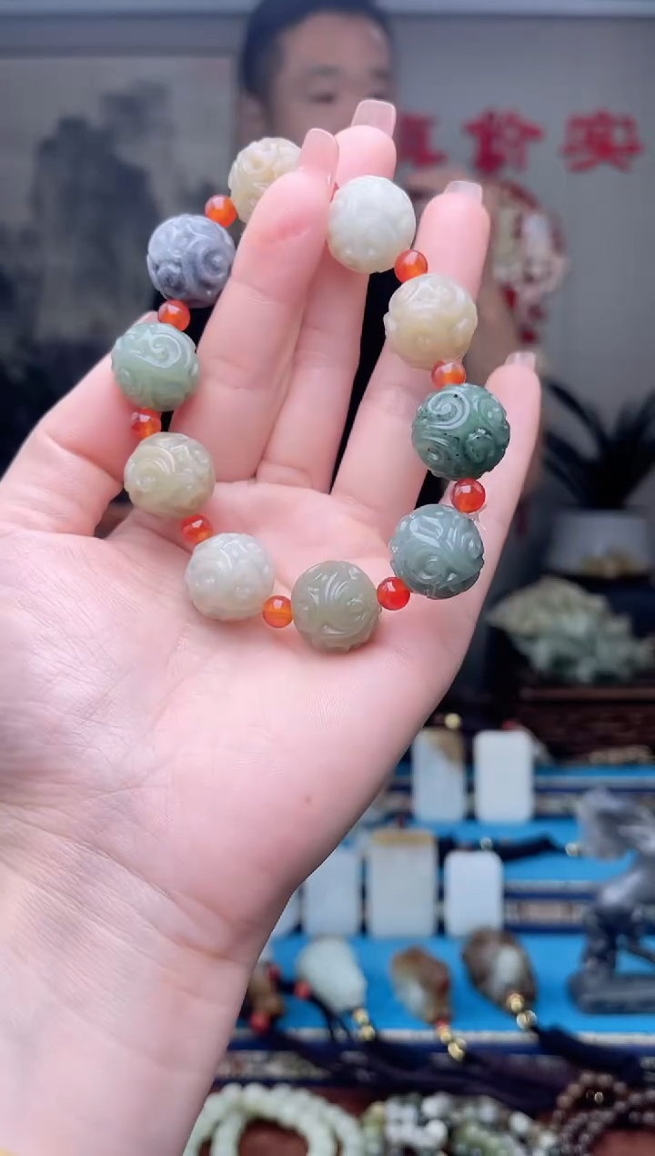 和田玉未镶嵌挂件1