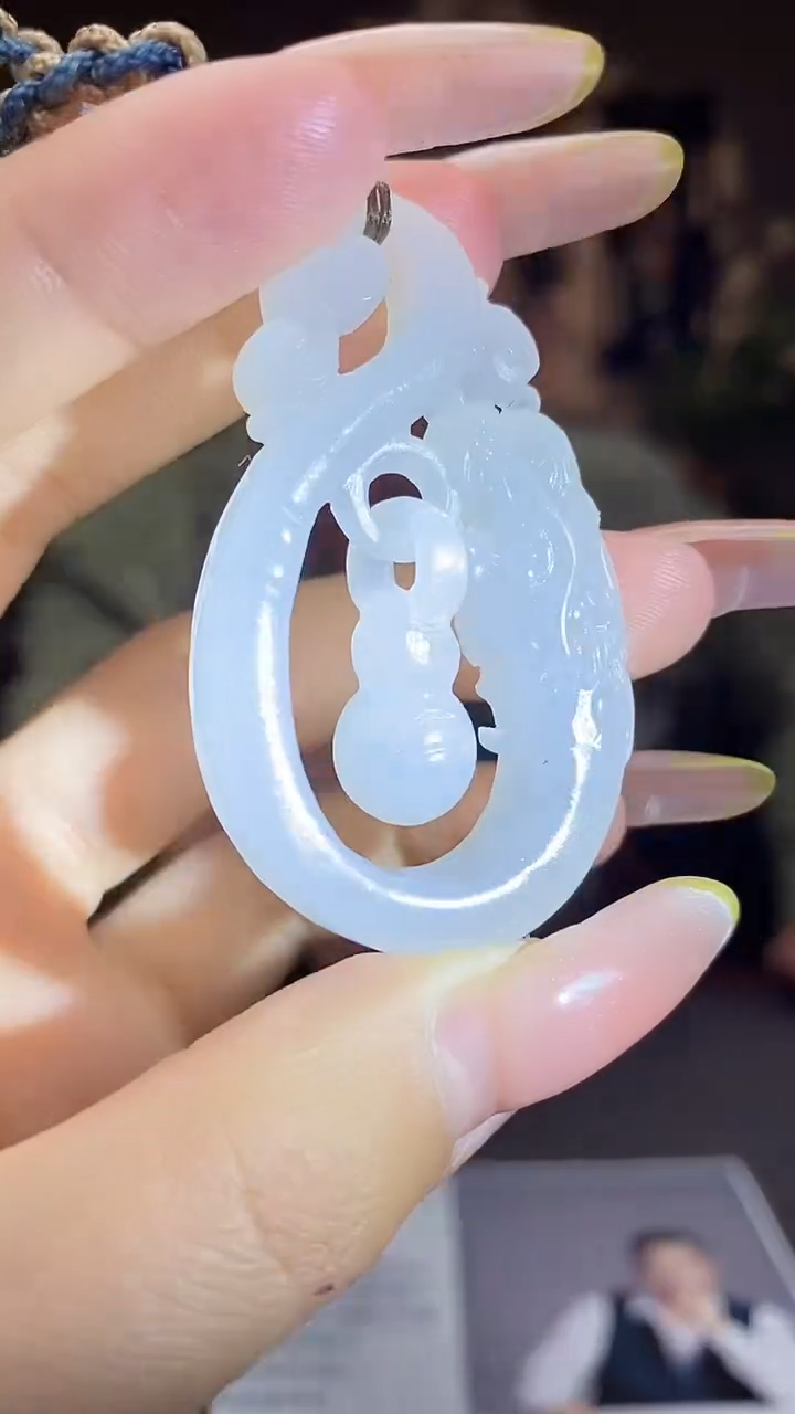 和田玉未镶嵌颈饰C391