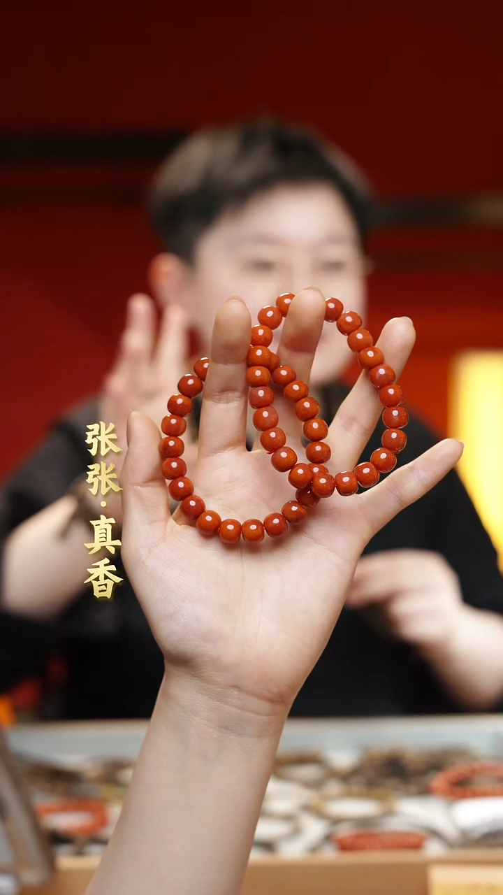 【闪购商品】南红玛瑙手链未镶嵌南红鼓珠手串（多样性发其一）