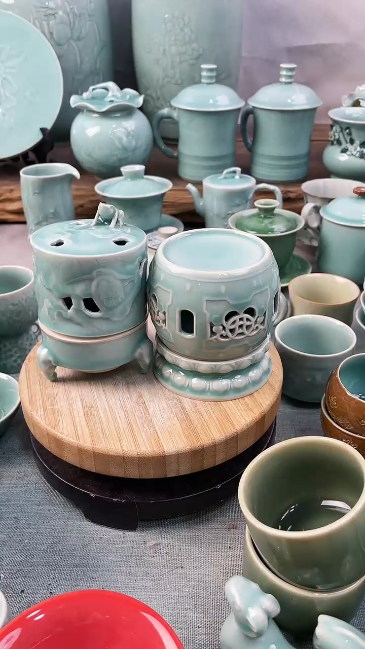 【闪购商品】2个 特价 微瑕 慧仙青瓷