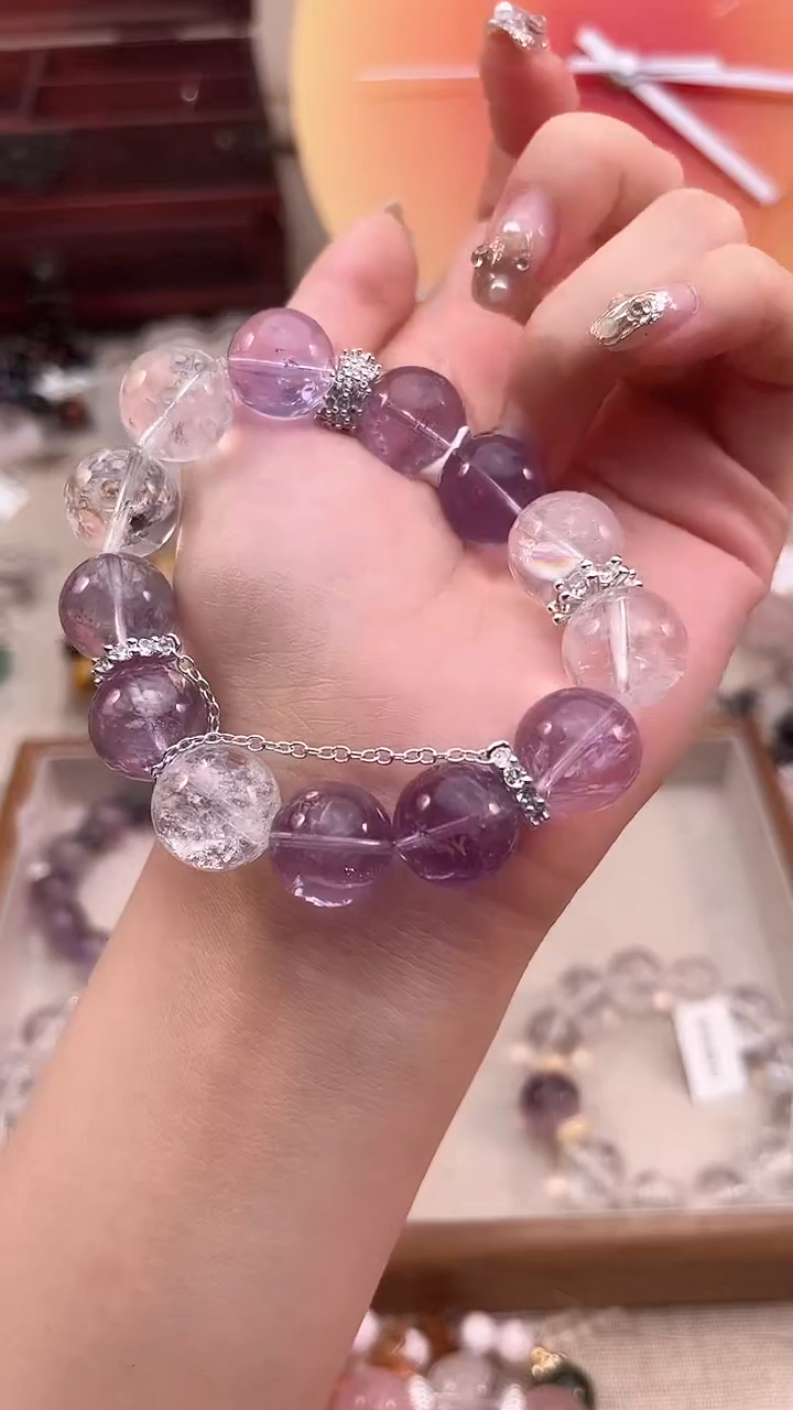 【闪购商品】水晶手链未镶嵌多样性发货发其一颜色微差