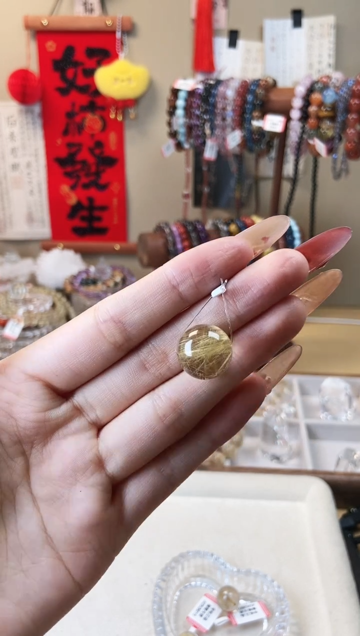 【闪购商品】水晶单珠未镶嵌15m金发晶