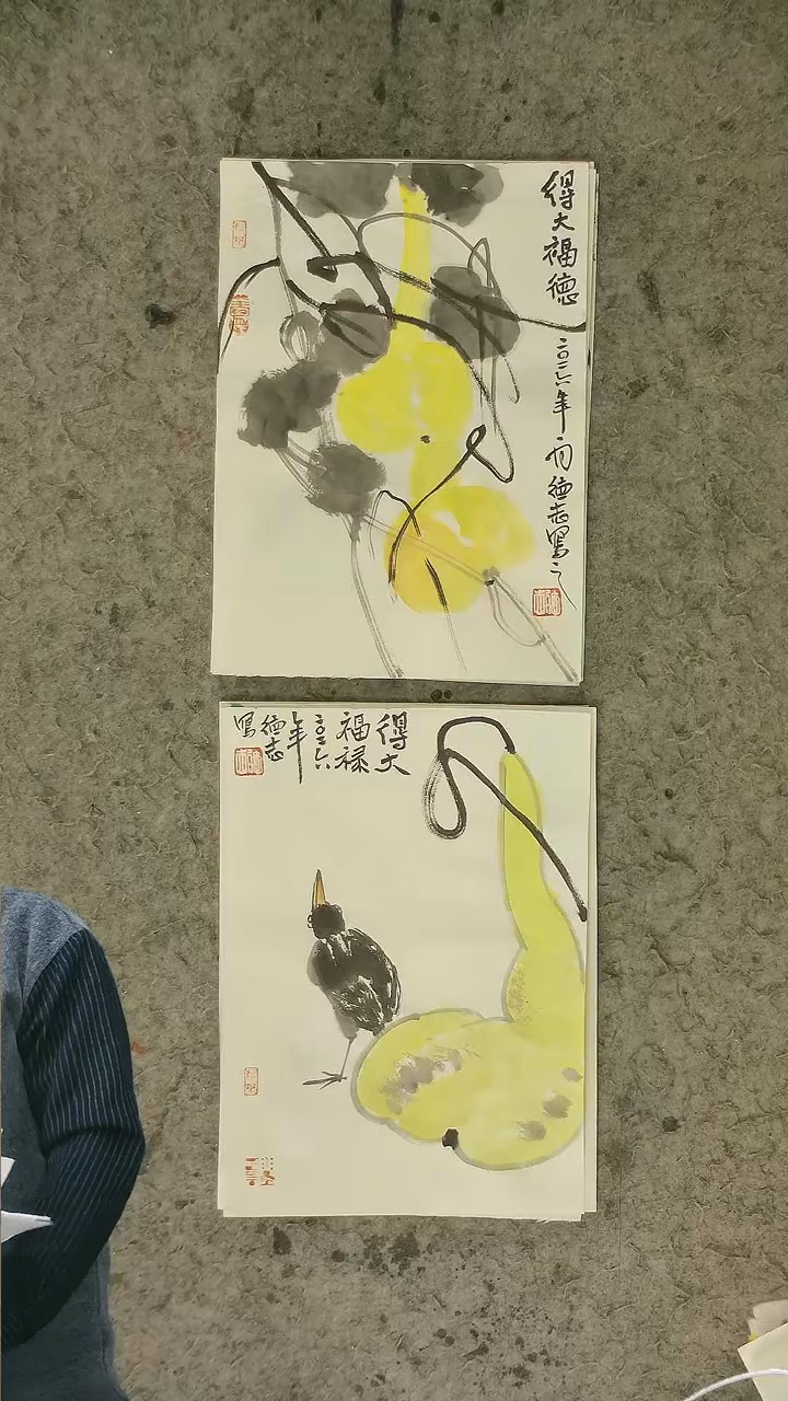 国画温德志老师国画禅意小品