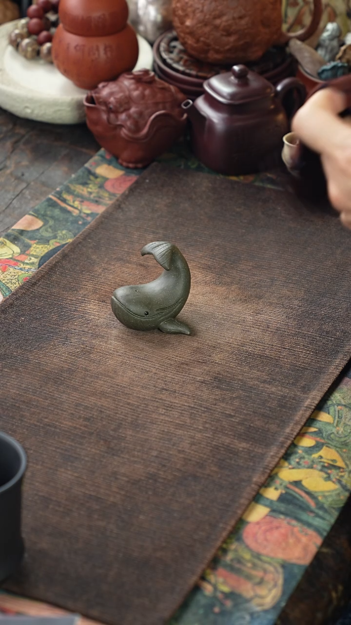 创意鲸鱼紫砂茶宠