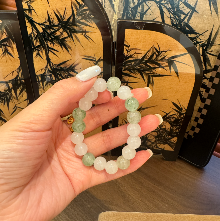 非金属仿水晶手链 荔枝葡萄手链