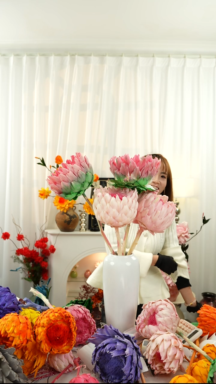 永生洋蓟 霸王花 四个头微瑕 【混搭】A51