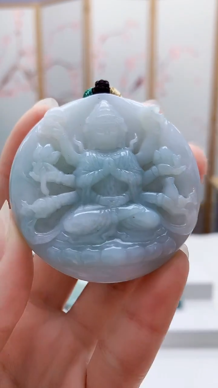 未镶嵌定制翡翠5175ry-毛货挂件158