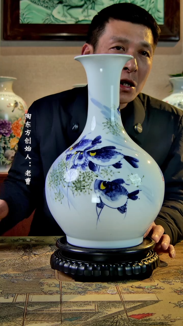 【闪购商品】其他景德镇陶东方陶瓷艺术作品花瓶瓷板画摆件