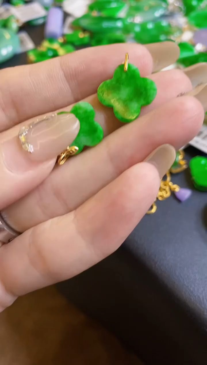 【闪购商品】定制翡翠18K金镶嵌多样性发货发1