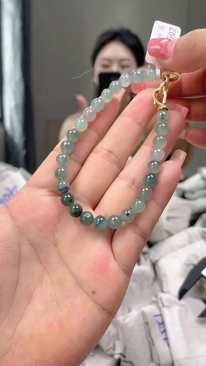 未镶嵌手链翡翠手串