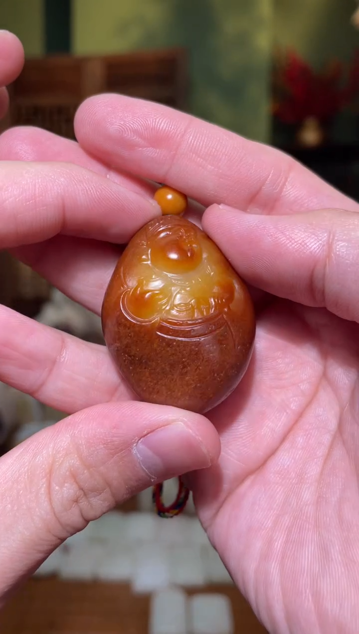 【闪购商品】和田玉吊坠(不含链)未镶嵌财神46g