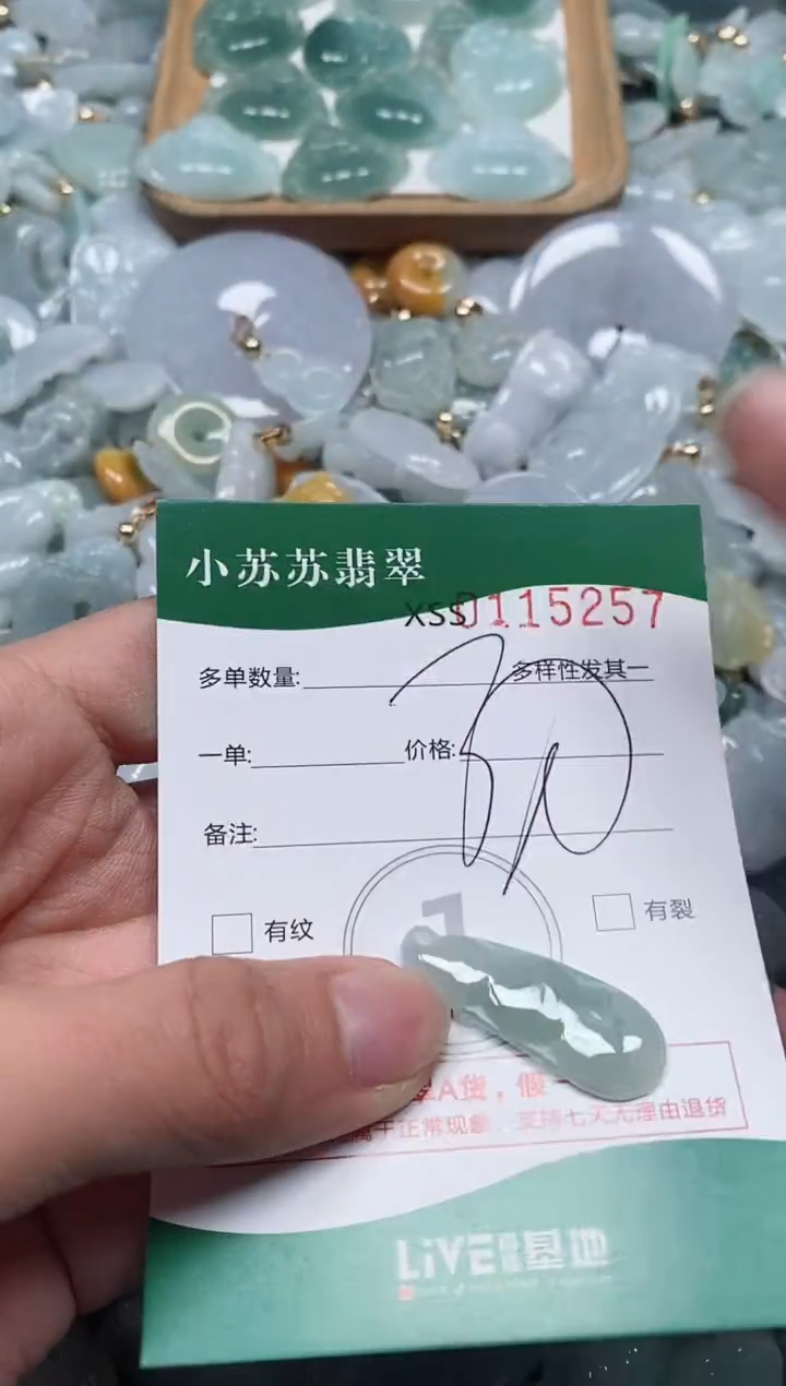 【闪购商品】翡翠颈饰未镶嵌闪购商品0115257