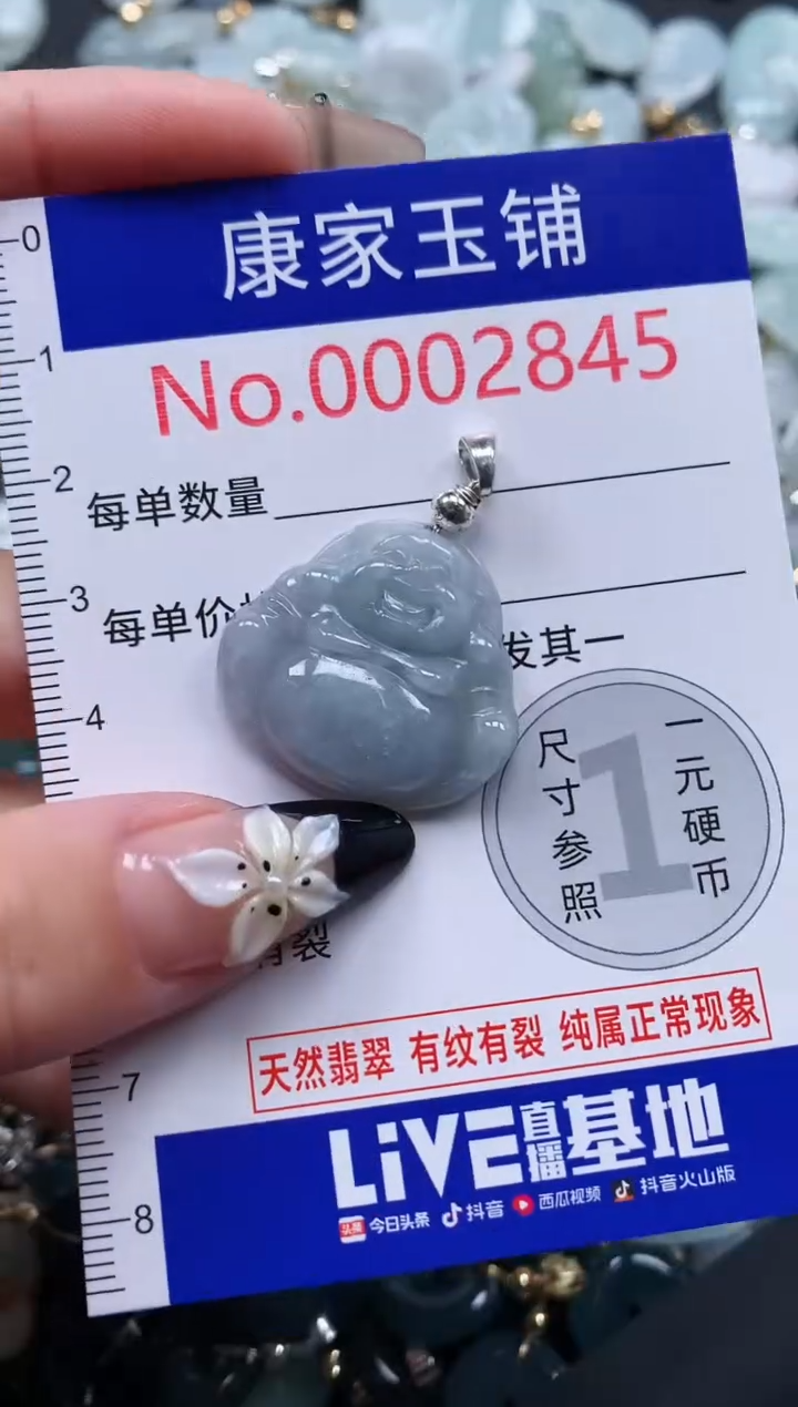 翡翠未镶嵌吊坠(不含链)2845
