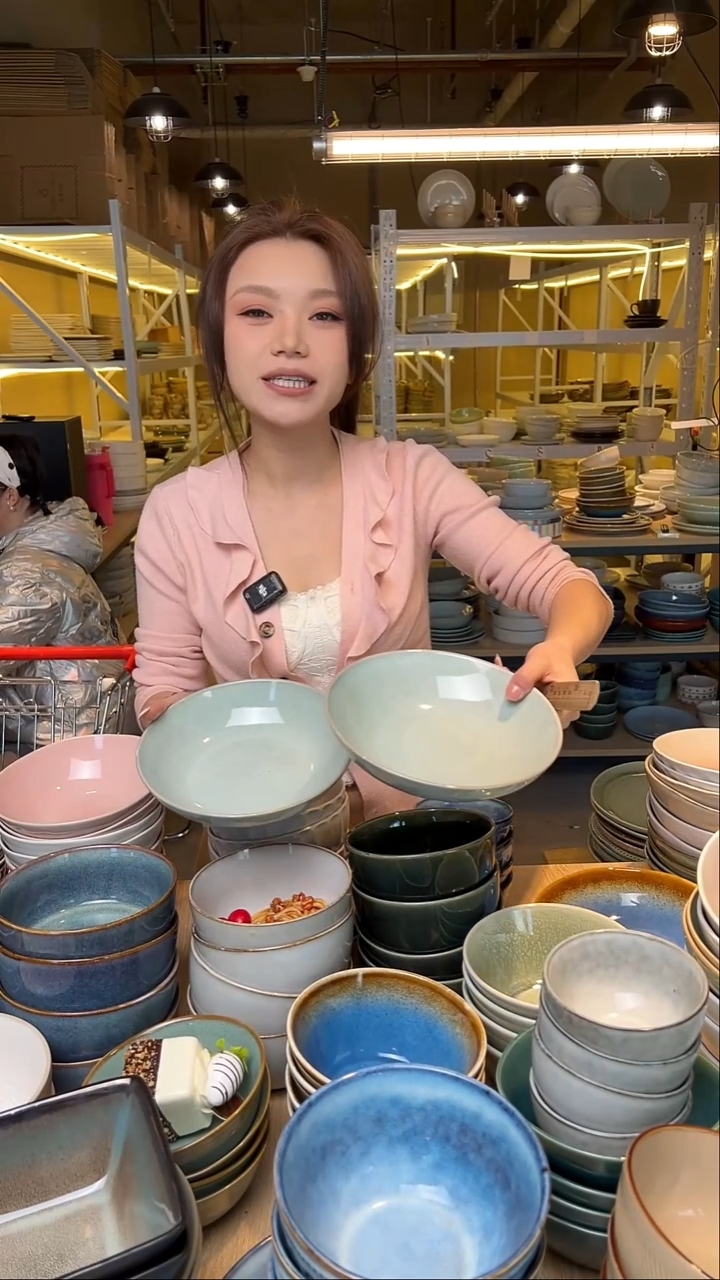 瓷130【瑕疵】外贸尾货窑变釉下彩