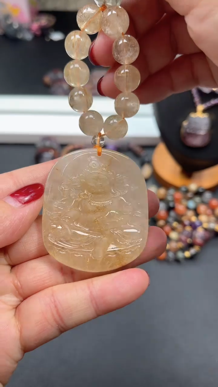 【闪购商品】水晶颈饰未镶嵌【百晶灵儿】天然水晶