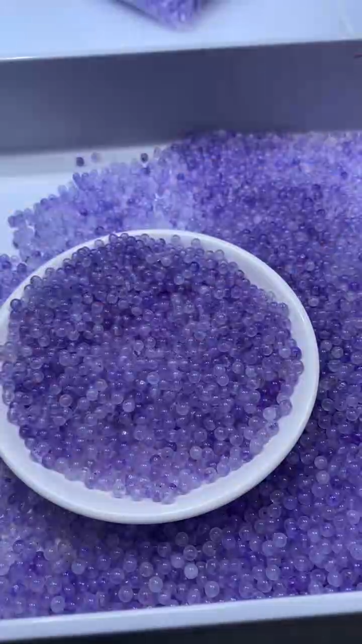 颈饰未镶嵌水晶W3279紫色碧玺4MM*50颗