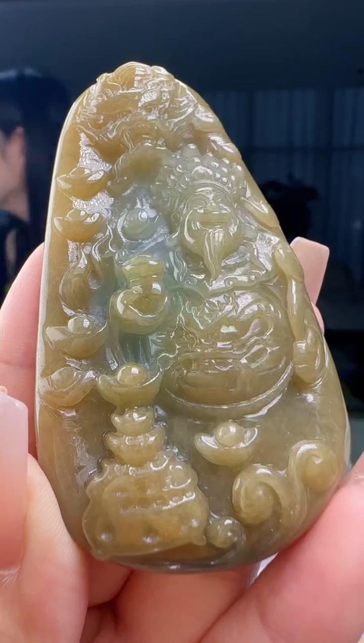 翡翠未镶嵌吊坠(不含链)YL@@960Q3J19519