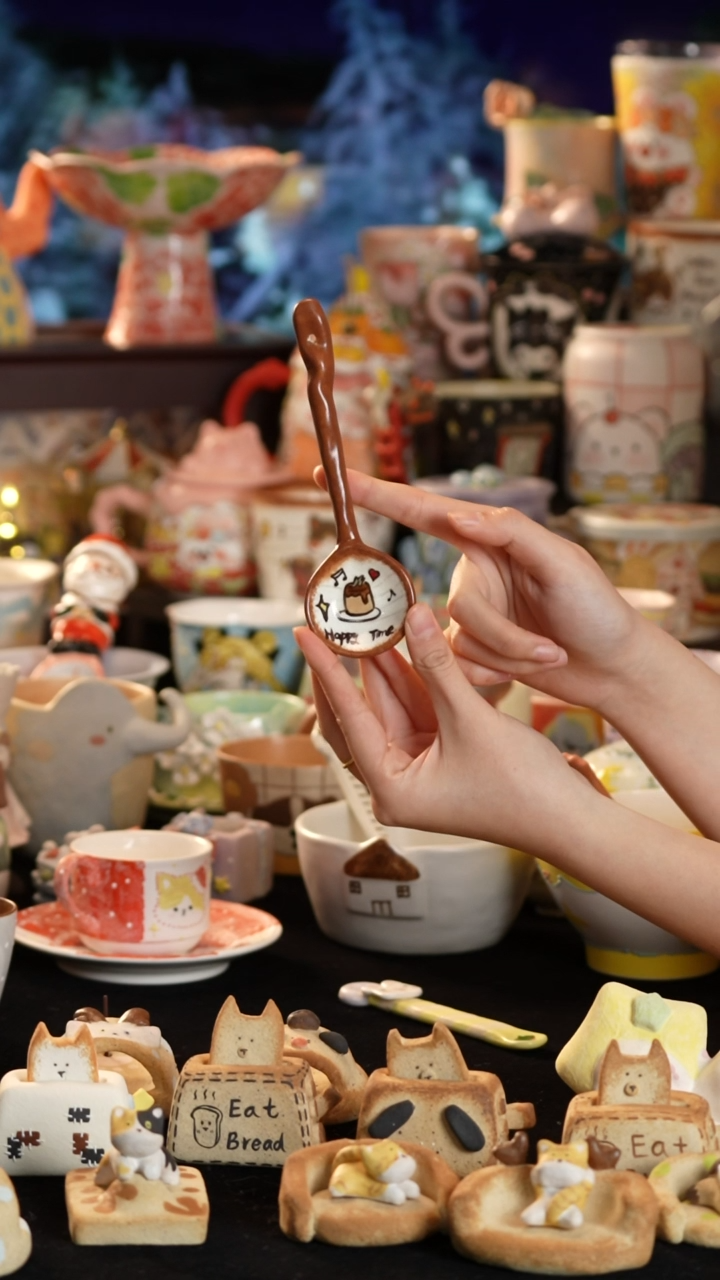 其他陶景德镇釉下彩手绘设计师款陶瓷