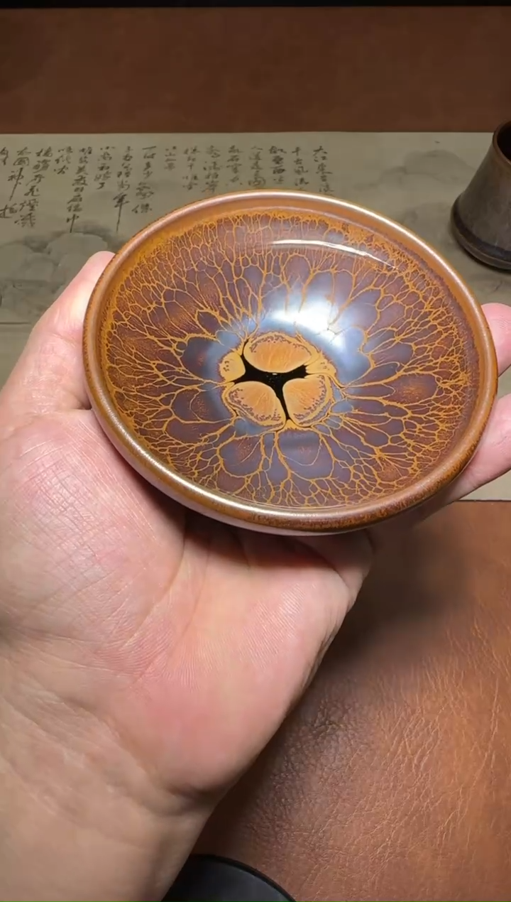 茶盏小*10号黄涛火莲灯盏