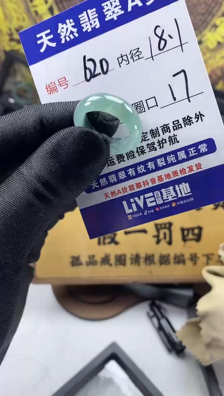 未镶嵌戒圈翡翠620
