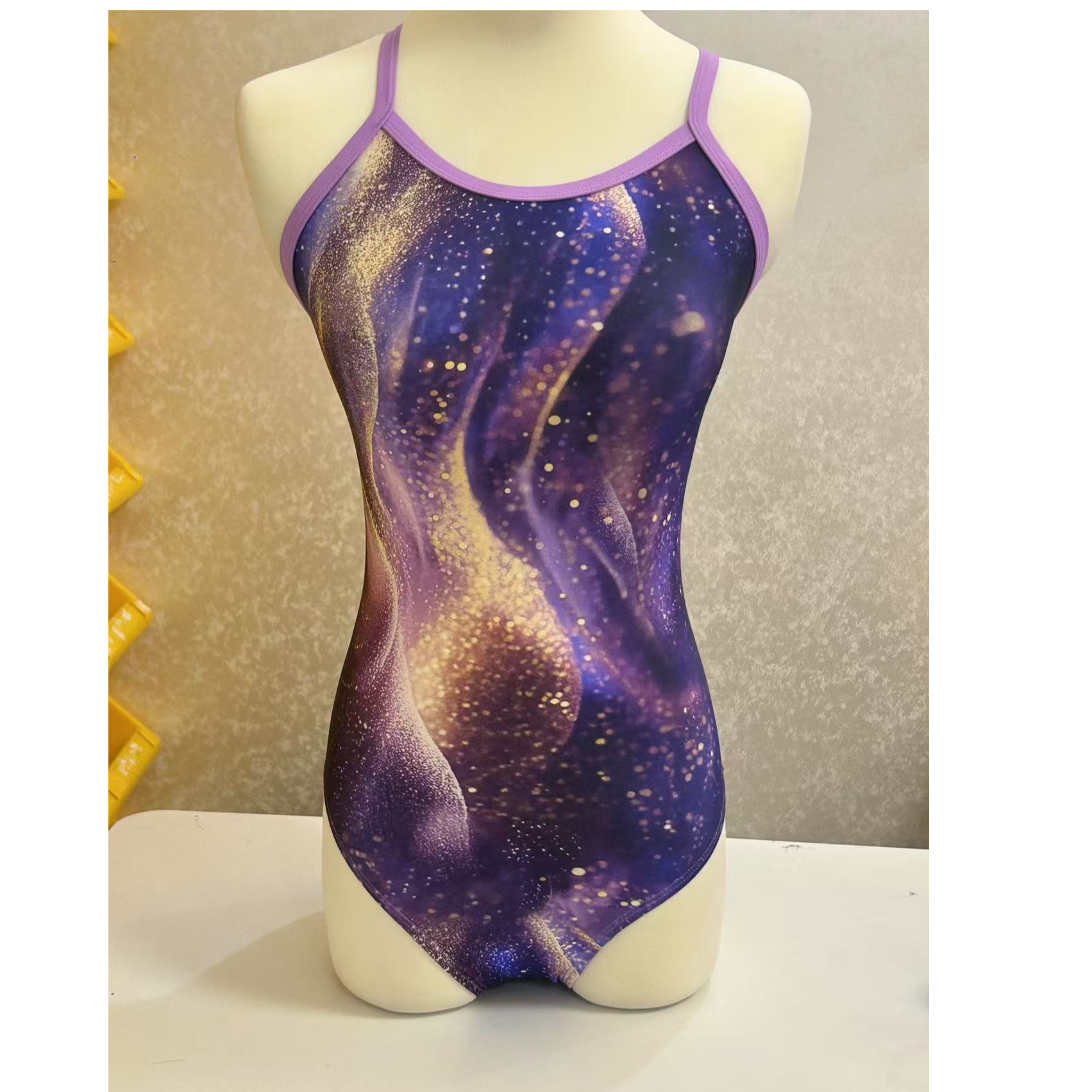 训练女款单层竞速泳衣外贸尾货（默认微瑕）