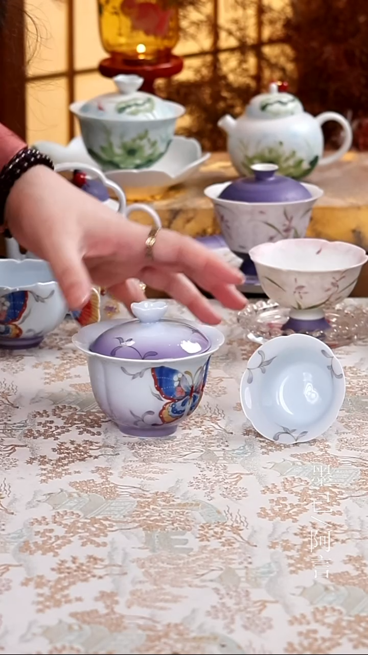 孤品微瑕一碗一杯