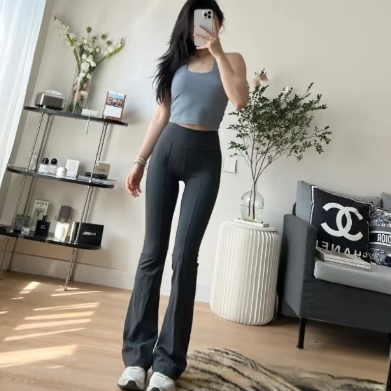 经典显瘦微喇瑜伽裤口袋款（166以下）