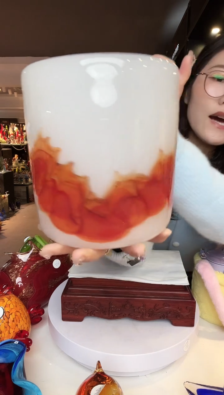 【闪购商品】茶盏琉璃摆件家居摆件