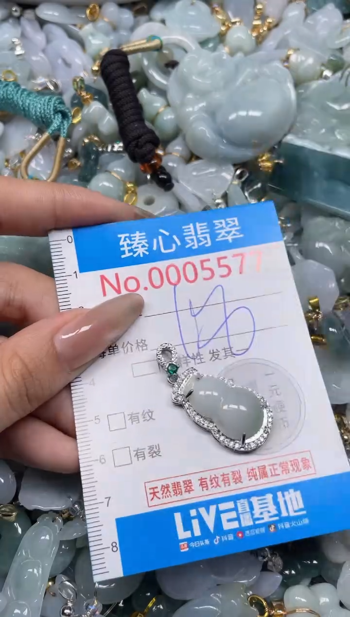 颈饰未镶嵌翡翠5577