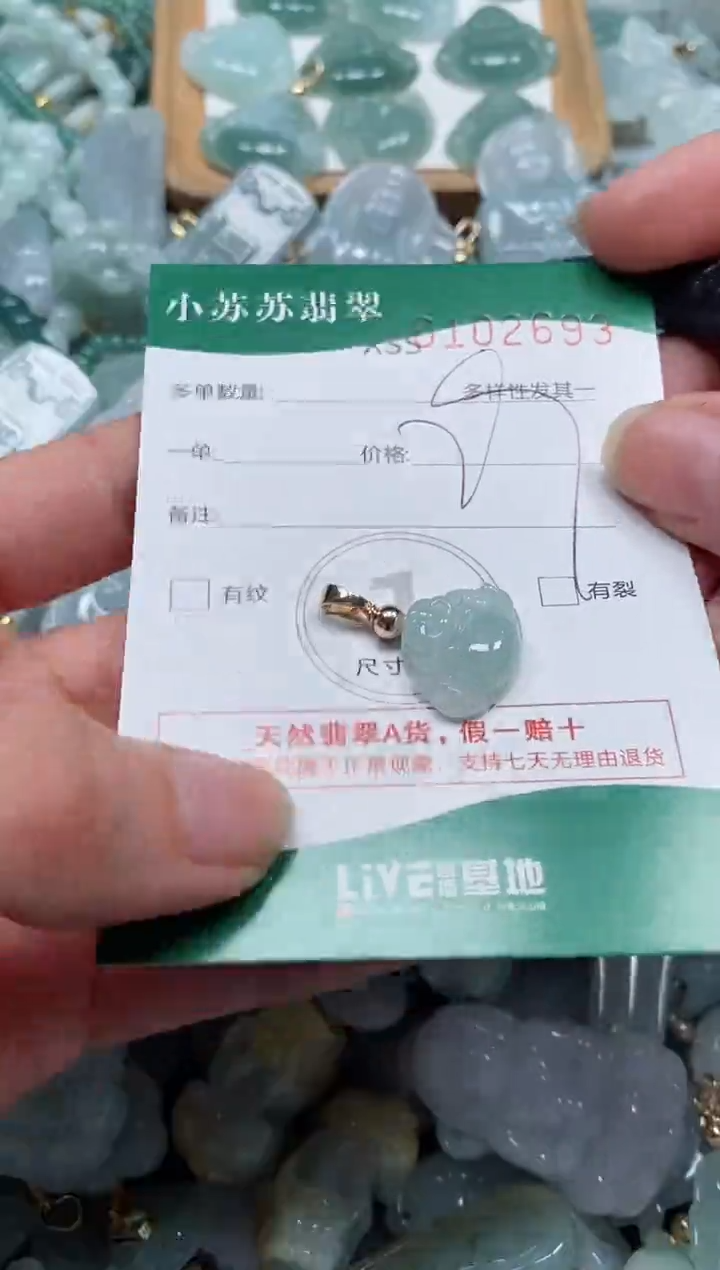 【闪购商品】翡翠颈饰未镶嵌闪购商品0102693