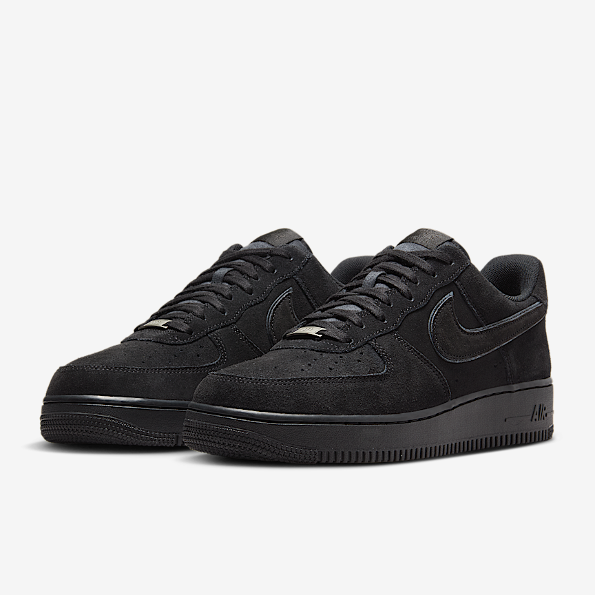 【滔搏联动】NIKE耐克男子纯黑AF1空军一号低帮板鞋HQ1966-002