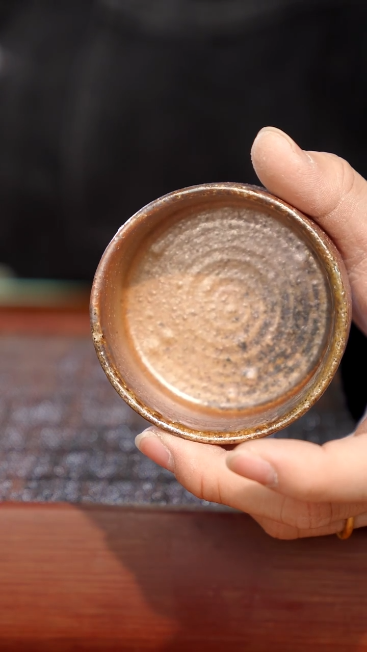 陶瓷奢瓷/瑞寅柴烧茶器（杯子）642微瑕