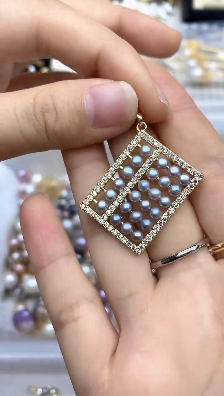 吊坠(不含链)未镶嵌淡水珍珠吊坠多样性发其一