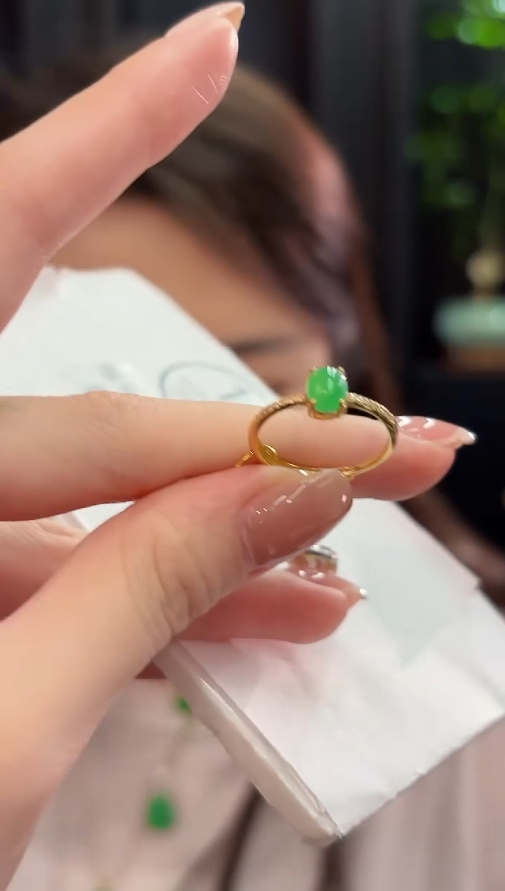 未镶嵌戒指翡翠 缅甸A货/支持复检/一件