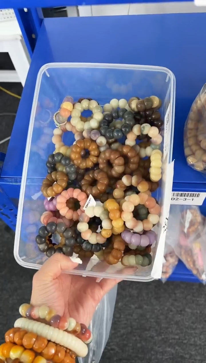 手串菩提根/象牙果菩提根多宝蒜瓣手捻14mm孤品随机@@CS021-1137