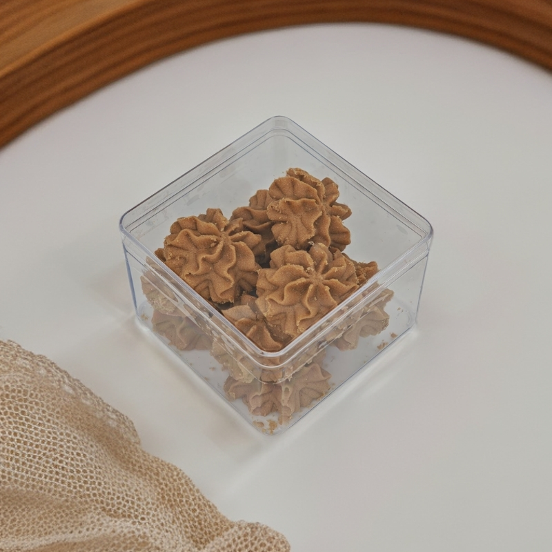 咖啡风味小花曲奇饼干下午茶休闲解馋小零食（120克*3罐）