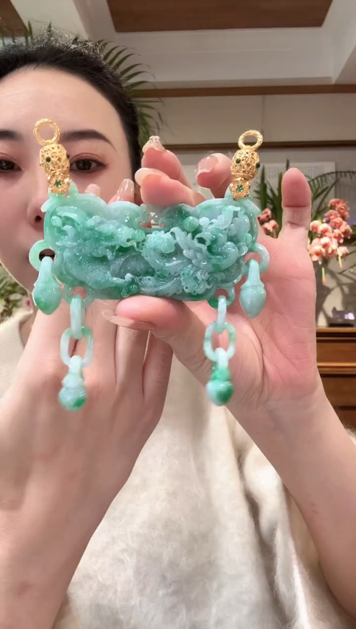 【闪购商品】翡翠颈饰未镶嵌国风