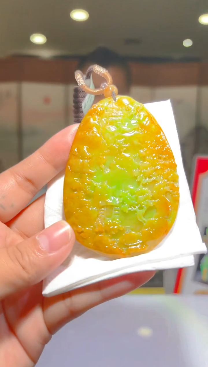 未镶嵌定制翡翠03/1105/L/发其一件/山水