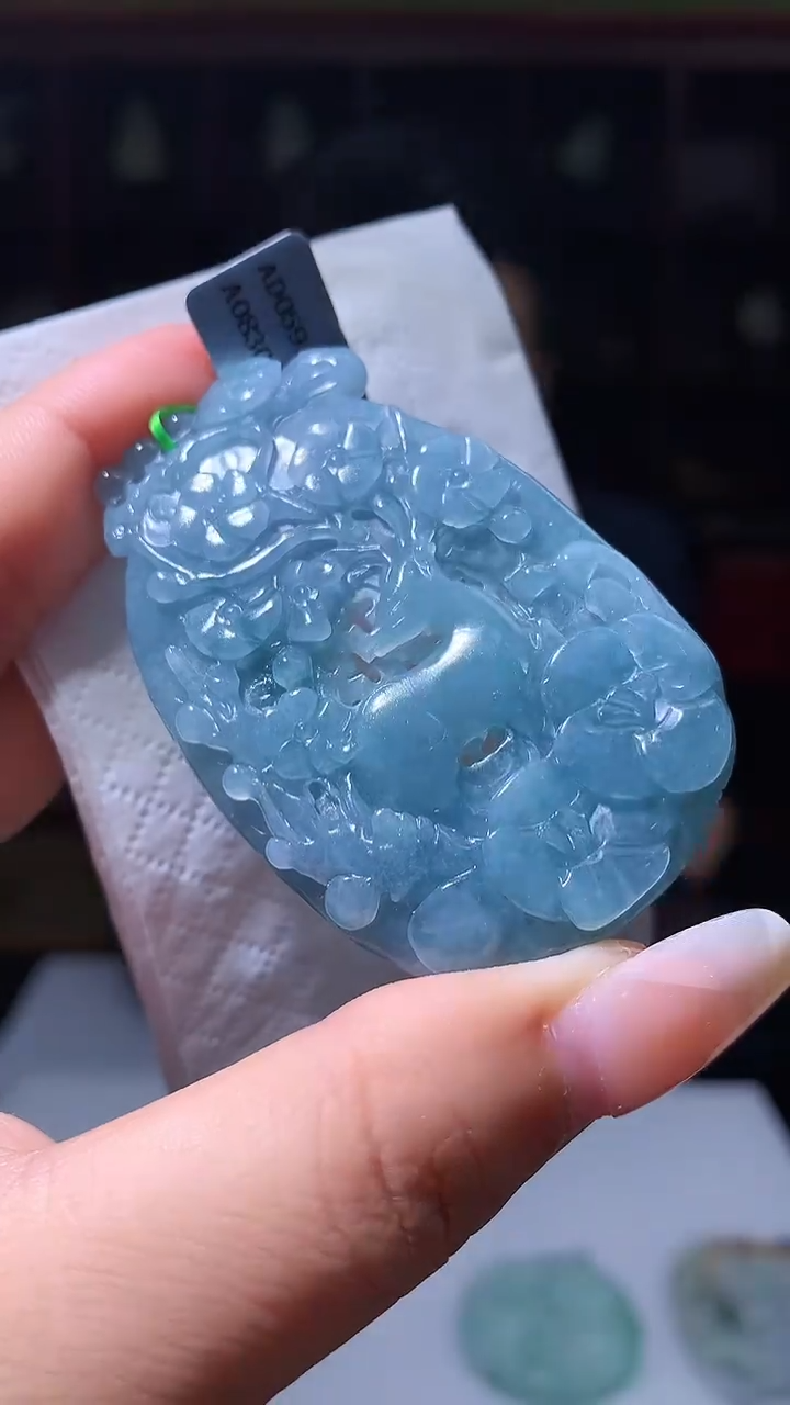 【闪购商品】定制翡翠未镶嵌1049xx-毛货翡翠33